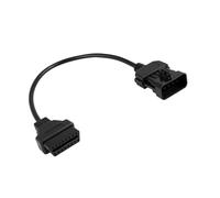 REPAIROCK OBD2 Diagnostic Female Connector Cable 10 Pin to 16 Pin 40cm DC 12V Auto Replacement Parts