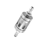 REPAIROCK Silver Tone Fuel Filters Engine Inline Gas Fuel Line Filter for Moto Auto Replacement Parts