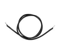 REPAIROCK Universal Battery Inverter Cable 5/16" Lug 6 AWG Gauge 4FT Battery Cable Tinned Copper Black 1 Pc