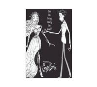Repaly Anime,Tim Burton's Corpse Bride Poster Canvas Poster Bedroom Decor Sports Landscape Office Room Decor Gift Unframe-style 08x12inch(20x30cm)