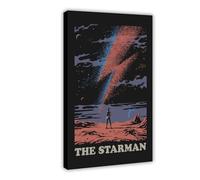 RePaLy David Bowie THE STARMAN Music Cover Poster Canvas Poster Bedroom Decor Sports Landscape Office Room Decor Gift Frame-style 12x18inch(30x45cm)
