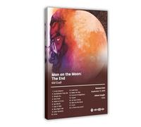 Repaly Kid Cudi Poster Man On The Moon I Album Cover Poster 1 Canvas Poster Wall Art Decor Print Picture Paintings for Living Room Bedroom Decoration Frame-style 08x12inch(20x30cm)