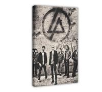 Repaly Linkin Park Poster Retro Poster 2 Canvas Poster Wall Art Decor Print Picture Paintings for Living Room Bedroom Decoration Frame-style 08x12inch(20x30cm)