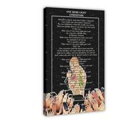 RePaLy Music Poster Singer Celebrity LINKIN PARK ONE MORE LIGHT Poster Canvas Poster Bedroom Decor Sports Landscape Office Room Decor Gift Frame-style 16x24inch(40x60cm)