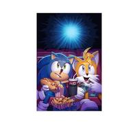 RePaLy Sonic The Hedgehog Poster Game Poster (7) Canvas Poster Bedroom Decor Sports Landscape Office Room Decor Gift Unframe-style 12x18inch(30x45cm)