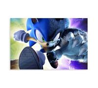 RePaLy Sonic The Hedgehog Poster Game Poster (8) Canvas Poster Wall Art Decor Print Picture Paintings for Living Room Bedroom Decoration Unframe-style 12x18inch(30x45cm)