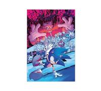 RePaLy Sonic The Hedgehog Poster Game Poster (9) Canvas Poster Bedroom Decor Sports Landscape Office Room Decor Gift Unframe-style 08x12inch(20x30cm)