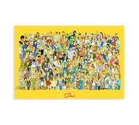 Repaly The Simpsons All Characters Collection Canvas Poster - Anime Wall Art for Bedroom, Sports Landscape, Office Room Decor - Unframed 16x24inch(40x60cm) Gift