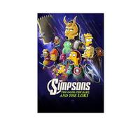 Repaly The Simpsons Poster Animated Poster 6 Canvas Poster Bedroom Decor Sports Landscape Office Room Decor Gift Unframe-style 08x12inch(20x30cm)