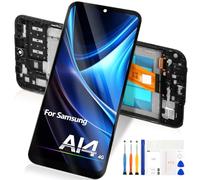 Reparo for Samsung Galaxy A14 4G LCD Screen - for Samsung A14 4G SM-A145P SM-A145F SM-A145R LCD Display Digitizer Touchscreen Full Assembly with Tools (Black with Frame)