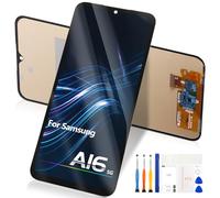 Reparo For Samsung Galaxy A16 4G / 5G LCD Screen Replacement for Samsung A16 LCD Display for Galaxy A16 4G LCD Display Touchscreen Digitizer Assembly SM-A165F SM-A165M SM-A166B (Black)
