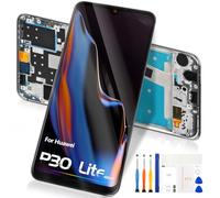 Reparo LCD Screen for Huawei P30 Lite for Huawei P30 Lite MAR-LX1M MAR-AL00 MAR-TL00 LCD Display Touchscreen Digitizer Assembly Tools (Black with Frame, 48MP)