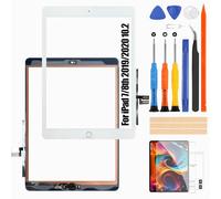 Reparo Screen Replacement for iPad 7th / 8th 2019/2020 - for iPad 8th 10.2 2020 A2428 A2429 A2270 Touch Screen Digitizer Touch with Home Button + Toolset (White)
