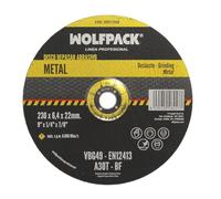 Repasar Abrasive Disc Ø 230 x Ø 22 mm. Thickness 6.4 mm. Radial Disc/Universal Grinder Compatible With All Grinders