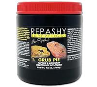 Repashy Grub Pie Reptile - Insect-Based Gel Food for Reptiles | Complete Diet for Bearded Dragons, Skinks & Insect-Eating Reptiles, 340g