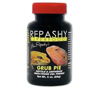 Repashy Grub Pie Reptile - Insect-Based Gel Food for Reptiles | Complete Diet for Bearded Dragons, Skinks & Insect-Eating Reptiles, 85g