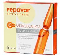 Repavar Metaglycan Revitalizing Flash Extreme 5 Ampoules with 5.5% Pure Vitamin C - Immediate Flash Ampoules,transparent,156702
