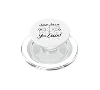 Repeat After Me Yes Coach Basketball Court Graphic PopSockets PopGrip for MagSafe