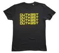 Repeat Logo Cotton T-Shirt Outkast Black XL