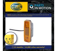 Repeater Lamp Smount Amb Lh 2BM002847-011 Hella 11025162 150300400 6398020 New