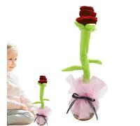 Repeating Parrot Plush - Mimic Bird, Voice Playback Toy | Dancing Chick Figurine, Sound Copy Giraffe Puppet, Electronic Neck Mover for Sensory Fun, Stuffed Speaker Animal for Boys Girls, Waving Wing