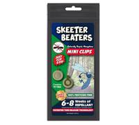 Repel 360 Skeeter Beaters Mosquito & Bug Wearable Mini Clips | Personal Mosquito Device | DEET Free | Clip On Clothing, Hat, Belt, Shoes- Set of 10