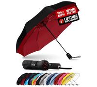 Repel Windproof Travel Umbrella - Compact & Withstands Winds up to 100MPH, Strongest Premium Auto Folding Umbrella for Rain and Sun - Durable, Light & Portable for Women & Men, Fits Backpack & Cars