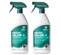 REPELEM 1L Moth Killer Spray - Fast Acting Moth Repellent & Insect Killer, Kills Moths at all Life Stages, Professional Strength Permethrin Spray, Large Clothes & Carpet Moth Treatment 2 Pack
