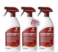 REPELEM Carpet Beetle Killer - Large 3L Instant Action Beetle Spray, Low Toxicity Carpet Treatment, Kills Carpet Bugs at all life stages, Professional Strength Insecticide Carpet Spray