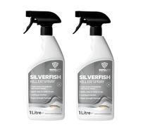REPELEM Silverfish Killer Spray-Rapid Action Treatment, Low Toxicity, Non-Staining Silverfish Spray, Approved for Home Use, Halts Reproduction & Prevents Reinfestation, Silverfish Repellent-2L