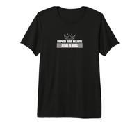 Repent and Believe Jesus is King Christian Apparel Premium T-Shirt
