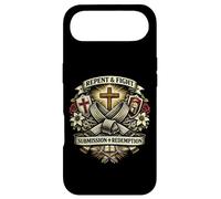 Repent And Fight submit Jesus and Jiu Jitsu Neo Trad Style Case for iPhone Air