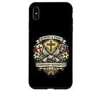 Repent And Fight submit Jesus and Jiu Jitsu Neo Trad Style Case for iPhone XS Max