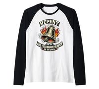 Repent for The Kingdom of Heaven is at Hand Cool Bell Lover Raglan Baseball Tee