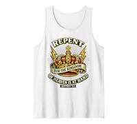 Repent for The Kingdom of Heaven is at Hand Cool Crown Tank Top