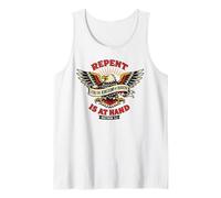 Repent for The Kingdom of Heaven is at Hand Cool Eagle Lover Tank Top