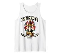 Repent for The Kingdom of Heaven is at Hand Cool Sword Tank Top