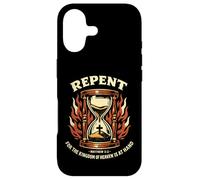 Repent For The Kingdom Of Heaven Is At Hand Hourglass Trad Case for iPhone 17