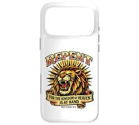 Repent For The Kingdom Of Heaven Is At Hand Lion Christian Case for iPhone 17 Pro Max
