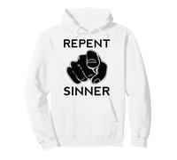 Repent Sinner Funny Christian Bible Jesus Lord Woman Savior Pullover Hoodie