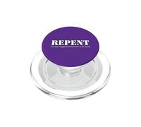 REPENT: The Kingdom Is At Hand Christian Faith Design PopSockets PopGrip for MagSafe