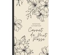 Repertoire Alphabétique: Carnet Mot de Passe | 110 pages | 6x9 Pouces