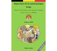 Répertoire de la numismatique belge 2026: Version noir et blanc