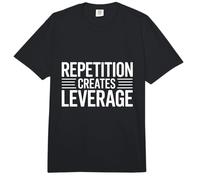 Repetition Creates Leverage Entrepreneur Growth Comfort Colors Adult Heavyweight T-Shirt