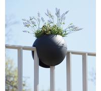 rephorm 'Bloomball' Balcony Railing Planter - graphite (anthracite)