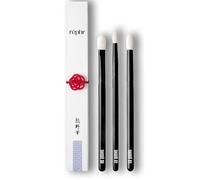 rephr Shodo Eye Set - 3 Handmade Japanese Makeup Brushes (Shodō 00, 02, 03) | Natural Goat Hair Bristles for Lid, Crease & Detail | Handade in Kumano, Japan