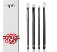 rephr The Core Eye Set - 4 Natural Goat Hair Eye Brushes for Blending, Shading, Detail & Crease, Handmade in Japan