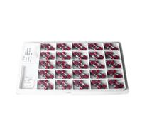 REpiceFinem 50pcs Mini 6mm 3 Pin NO NC Momentary Push Button with Redhead Reliable Durable Versatile for Various Voltage Wide Current Range Electrical Projects (Respicefinem3NNu-11)