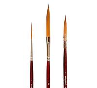 Repino Brush Set Sword Tractor Brush French Watercolour Brush Artist Brush Size 4, 1/4 and 4