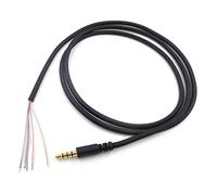 Replace 3.5mm Male Plug Connector To Bare Wire Open End TRS 4 Stereo Cord For II Core Earphone Wire Line For II Core Cloudx S